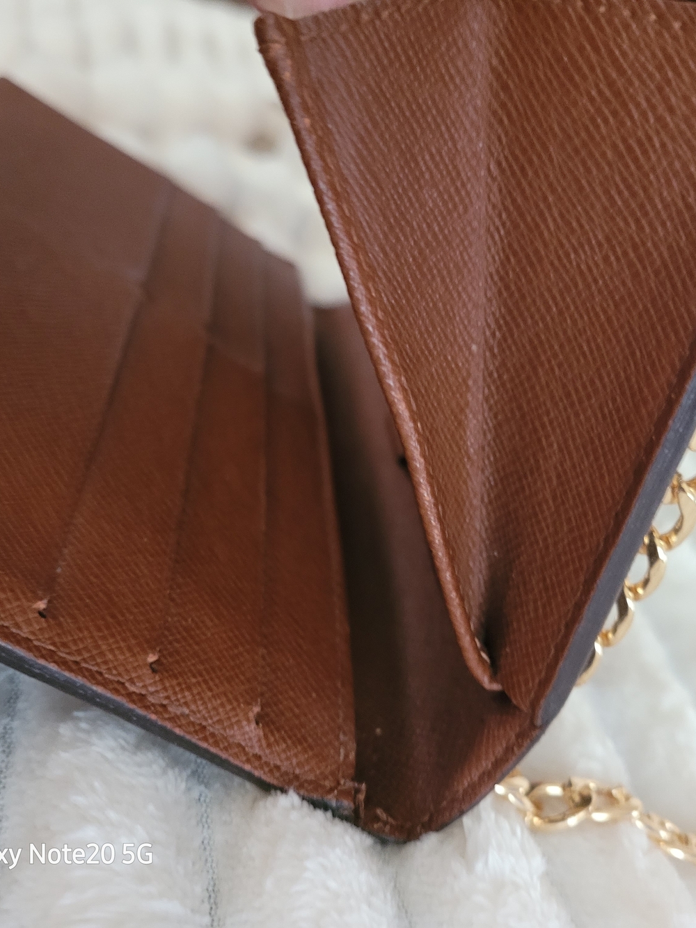 Louis Vuitton Brown Monogram Canvas Charm Chain Wallet - Picture 11 of 16